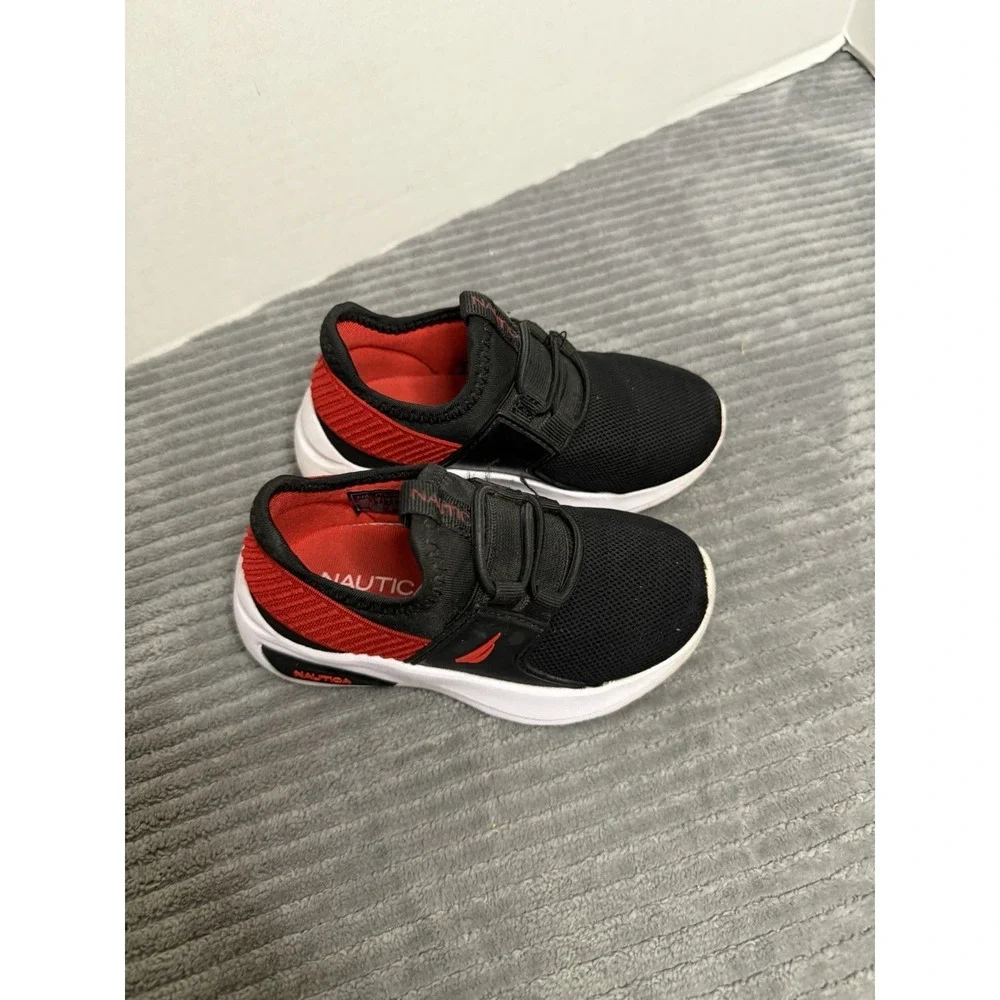Nautica Kids Boys Toddler Neave Sport Tetra/Black/Red Bubble Sz. 7